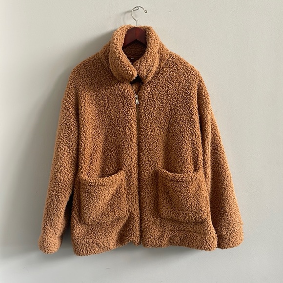 Comeon Shaggy Teddy Bear Jacket - Picture 1 of 10